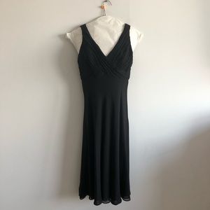 Anne Klein Black Silk Dress
